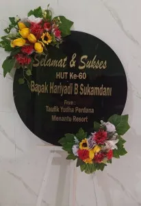 Papan Akrilik Ucapan Ulang Tahun Bantaeng